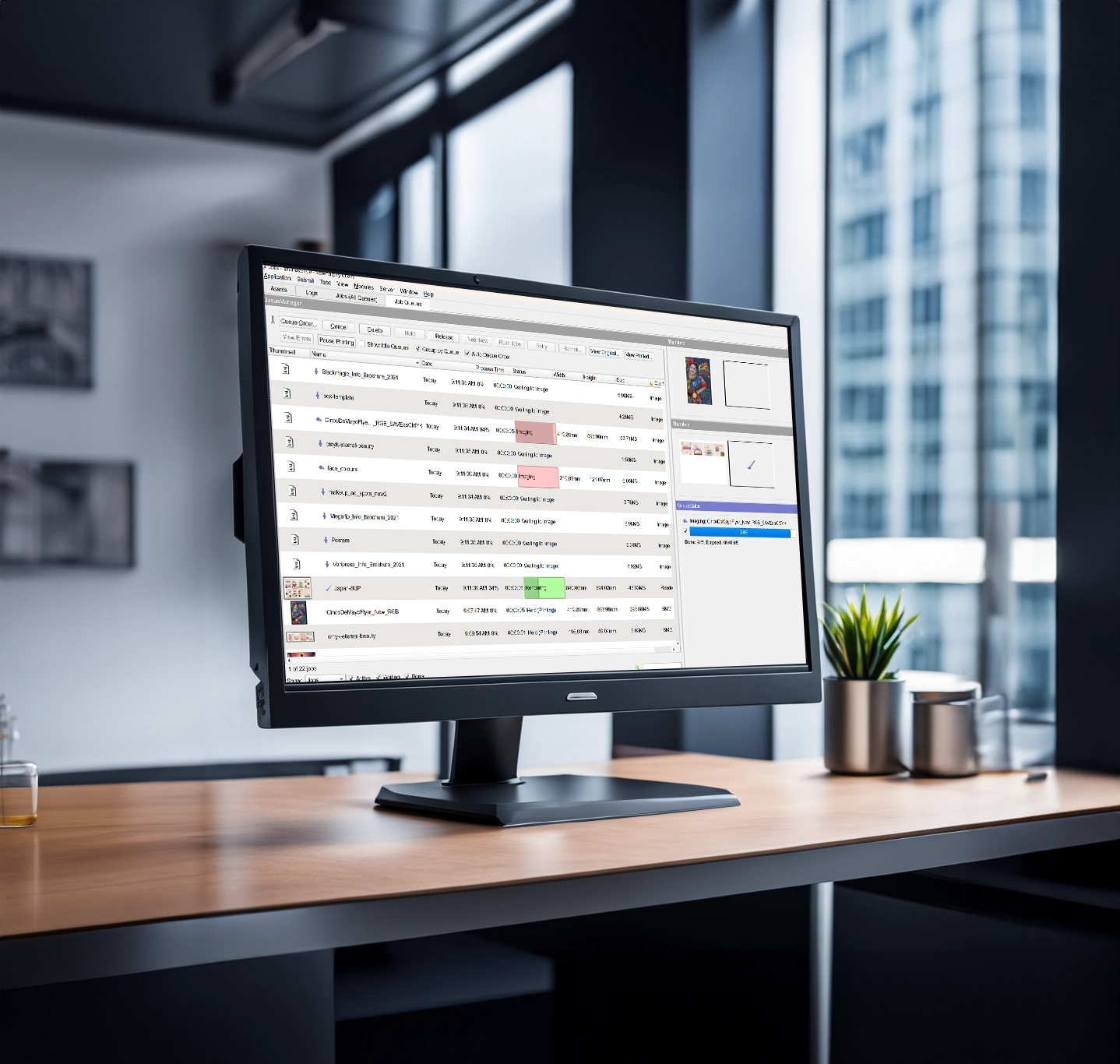 Job visibility