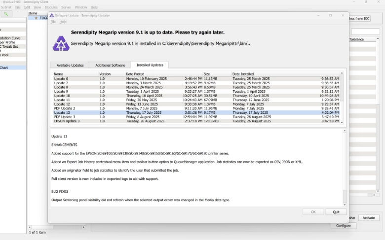 Serendipity Updater