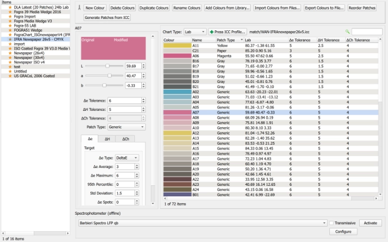 Calcheck Chart Configuration