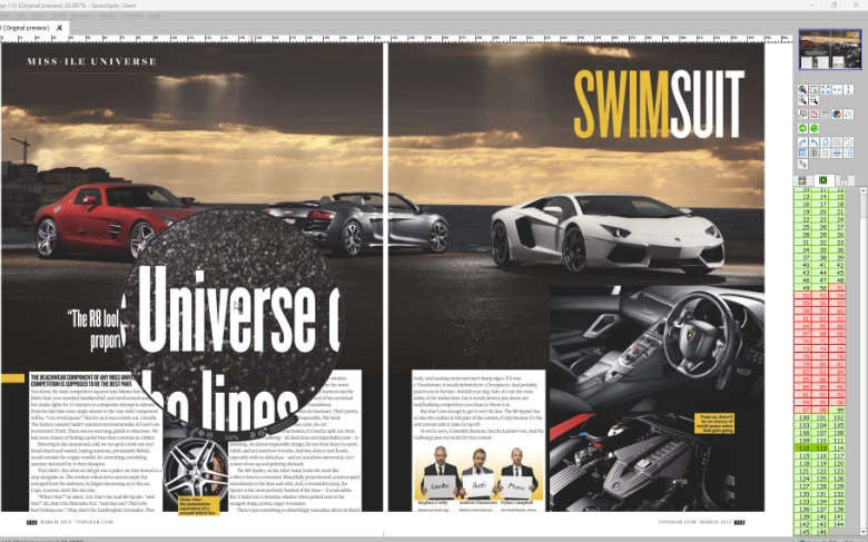 Deimposed Publication Pages